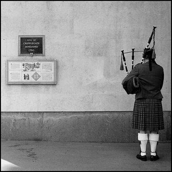 Bagpiper, City of London